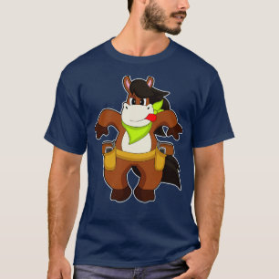Pistool van Horse Cowboy T-shirt