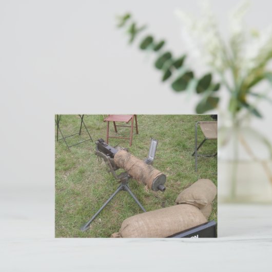 Pistool van kaarsen briefkaart (Staand voorkant)