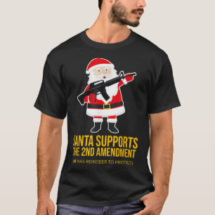 Pistool van Kerstmis 2e wijziging T-shirt