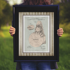 Pistool van machine-invoer Poster