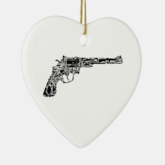 Pistool van Pistolen Keramisch Ornament (Rechts)