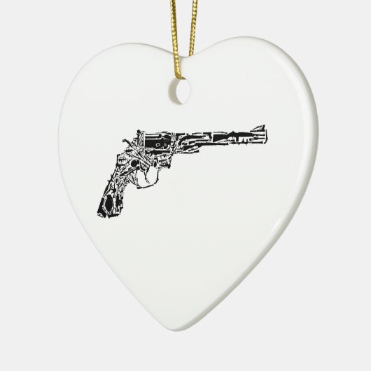 Pistool van Pistolen Keramisch Ornament (Links)