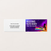 Pistool van spuitverf | Automatische services Kaart (Buitenkant ongevouwen)