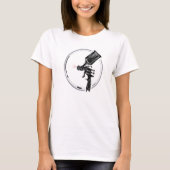 Pistool van verf - sproei auto auto ' s reparatie  t-shirt (Voorkant)