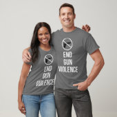 Pistool  Violence Pistool Control Draag Sinaasappe T-shirt (Unisex)