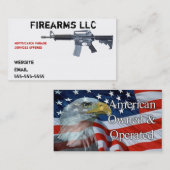 Pistool Visitekaartje (Voorkant / Achterkant)