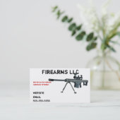 Pistool Visitekaartje (Staand voorkant)