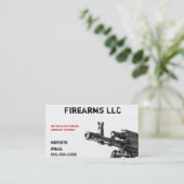 Pistool Visitekaartje (Staand voorkant)