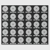 pistool voor bullseye cadeaupapier (Vlak)