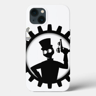 Pistool voor het vasthouden van Man van steampunk Case-Mate iPhone Case