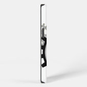 Pistool voor het vasthouden van Man van steampunk  iPhone Hoesje (Rechterkant)