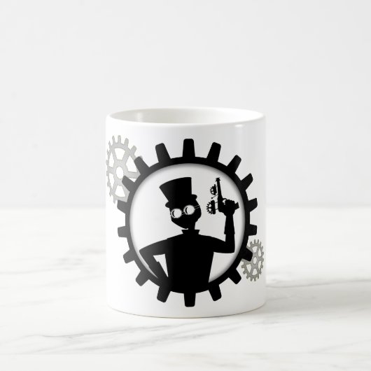 Pistool voor het vasthouden van Man van steampunk Koffiemok (Center)