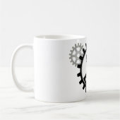 Pistool voor het vasthouden van Man van steampunk Koffiemok (Links)