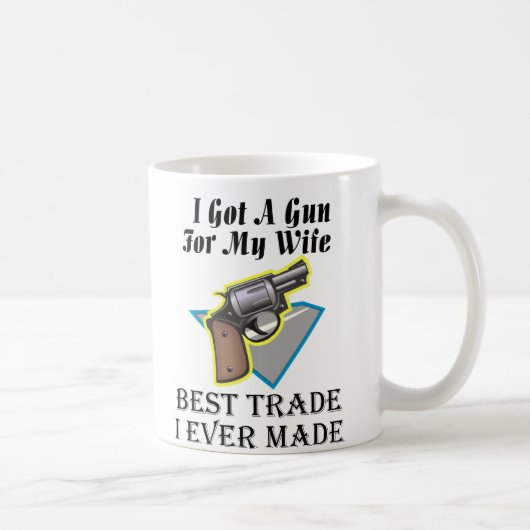 Pistool voor vrouw koffiemok (Rechts)