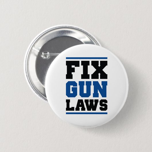 Pistool wetten herstellen ronde button 5,7 cm (Voorkant /achterkant)