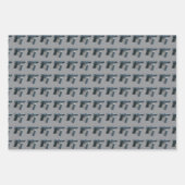Pistoolpatroon Doelschutter Sporten Inpakpapier Vel (Voorkant 3)