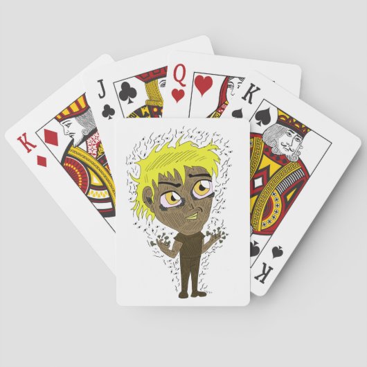 Pisvingers Chibi Pokerkaarten (Achterkant)