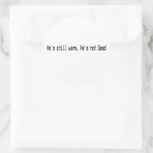 Pit Babe Ronde Sticker (Tas)