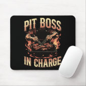 Pit Boss in Charge BBQ Grill Masters Pitmaster Mea Muismat (Met muis)