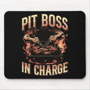 Pit Boss in Charge BBQ Grill Masters Pitmaster Mea Muismat