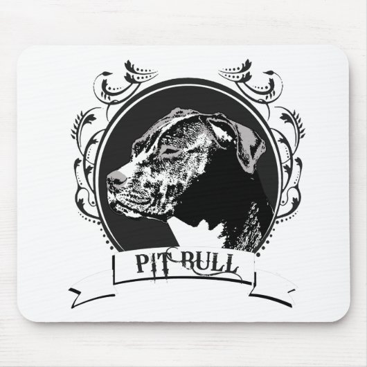 PIT BULL (2) MUISMAT (Voorkant)