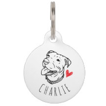 Pit Bull, aangepast ID-Label