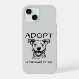 Pit Bull Advocacy telefoon case iPhone 15 Case