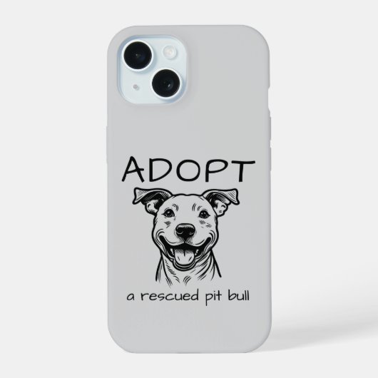 Pit Bull Advocacy telefoon case iPhone 15 Case (Achterkant)