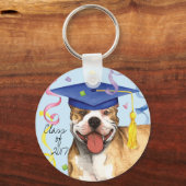Pit Bull Afstuderen Sleutelhanger (Voorkant)