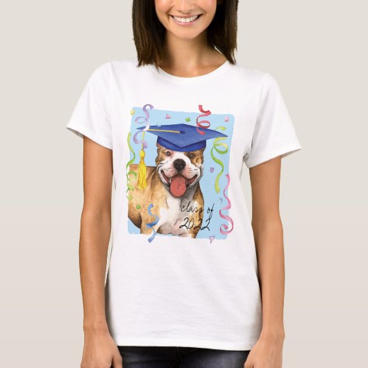 Pit Bull Afstuderen T-Shirt (Voorkant)