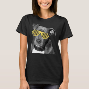 Pit Bull&amp Glasses T-shirt