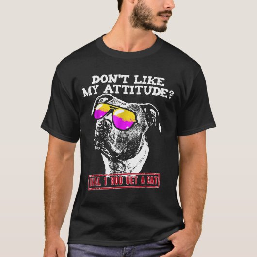 Pit Bull Attitude T-shirt (Voorkant)