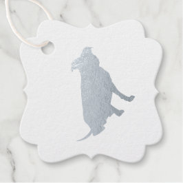 Pit Bull Baby shower Dog Pitbull Blue Boy Bedankjes Labels