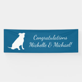 Pit Bull Baby shower Dog Pitbull Blue Boy Spandoek