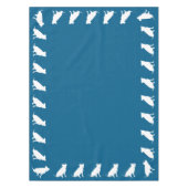 Pit Bull Baby shower Dog Pitbull Blue Boy Tafelkleed (Voorkant)