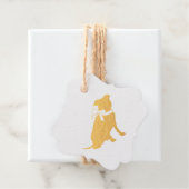 Pit Bull Baby shower Pitbull Dog Blue Boy Bedankjes Labels (Met doos)