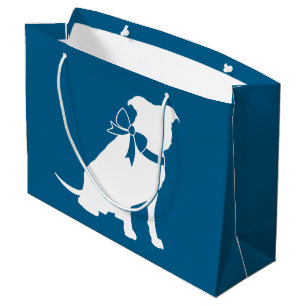 Pit Bull Baby shower Pitbull Dog Blue Boy Groot Cadeauzakje