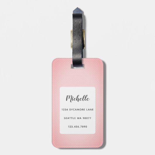 Pit Bull-bagage labels (Achterkant verticaal)