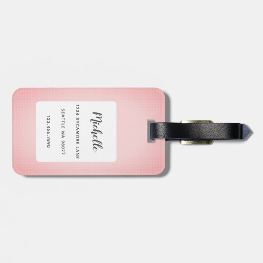 Pit Bull-bagage labels (Achterkant horizontaal)