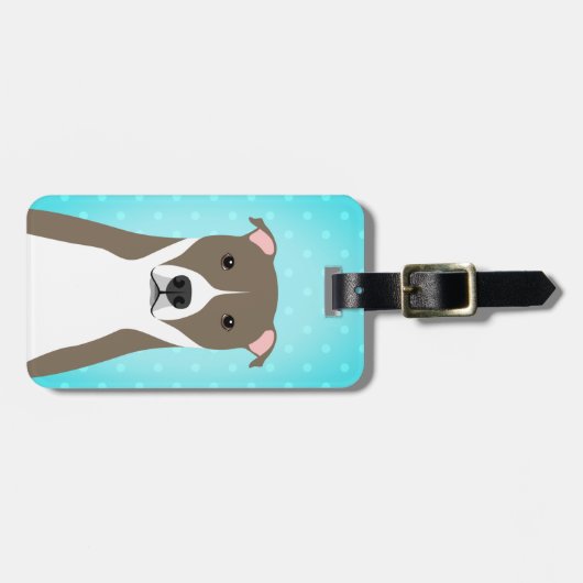 Pit Bull-Bagagelabels Bagagelabel (Voorkant horizontaal)