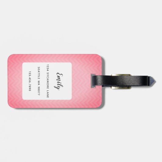 Pit Bull-Bagagelabels Bagagelabel (Achterkant horizontaal)