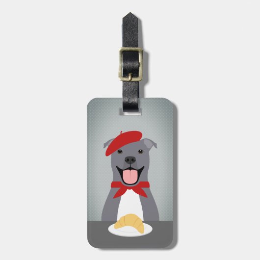 Pit Bull-Bagagelabels Bagagelabel (Voorkant verticaal)