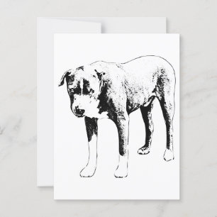 Pit Bull-bericht, sneeuwdag-helikopter Briefkaart