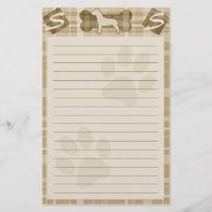 Pit Bull Breed Stationery Briefpapier