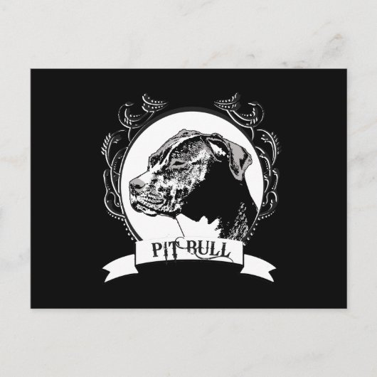 PIT BULL BRIEFKAART (Voorkant)
