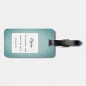 Pit Bull Brown Drink wijn en eetkaas Bagagelabel (Achterkant horizontaal)