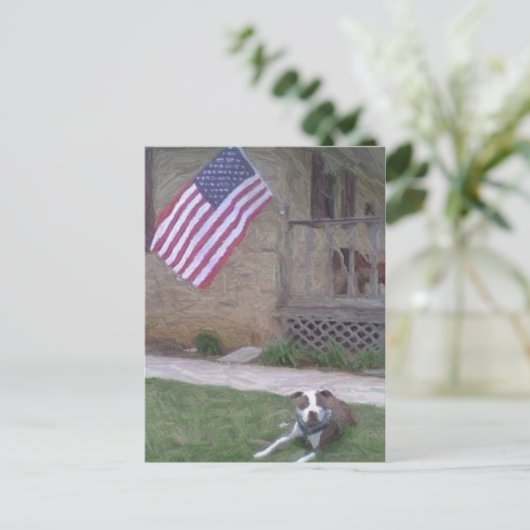 Pit Bull/BSL-Briefkaart Briefkaart (Staand voorkant)