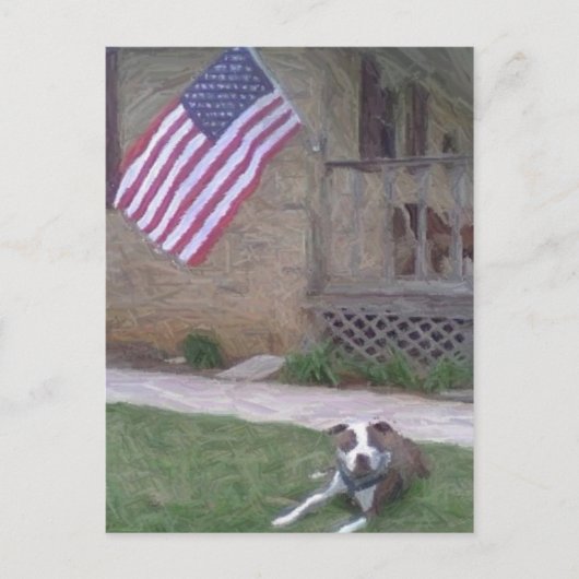 Pit Bull/BSL-Briefkaart Briefkaart (Voorkant)