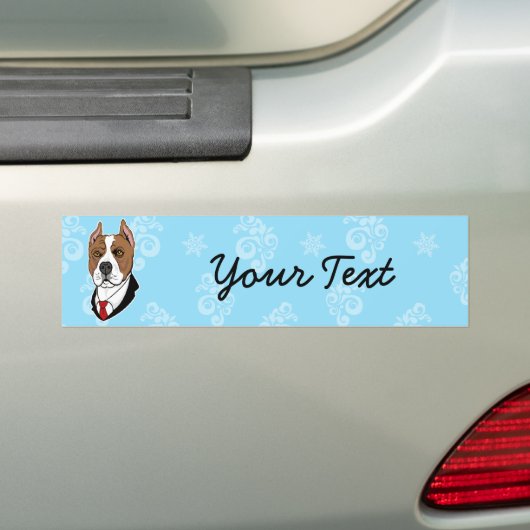 Pit Bull-Bumpersticker Bumpersticker (Op auto)