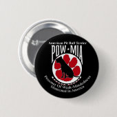 Pit Bull Button POW MIA-stijl (Voorkant /achterkant)